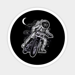 Astronaut Motorbike Cosmos Crypto ATOM Coin To The Moon Token Cryptocurrency Wallet HODL Birthday Gift For Men Women Kids Magnet